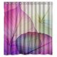 thumbnail image 1 of ABPHQTO Púrpura Transparente Hoja Dreamy Elegent Cortina de Ducha Impermeable Cortina de Ducha 160x180 cm, 1 of 2