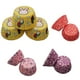 thumbnail image 1 of Fiudx Moldes Coloridos para Cupcakes, Elegante Diseño Cortado a Láser, Papel Perlado, Perfectos para Bodas o Fiestas de Cumpleaños, Paquete de 100, Amarillo y Rojo, 5 X 6 X 3 Cm., 1 of 2