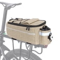 RAYMACE Bike Trunk Cooler Bag With Tail Light,Bicycle Rear Rack Bag ...