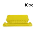 thumbnail image 2 of File Folder Tabs, Hanging File Folder Labels, Plastic Hanging Folder Tabs – 10 Sets Tabs And Inserts for Hanging Files Folders, Clear Hanging File Tabs for File Folders(Yellow), 2 of 9