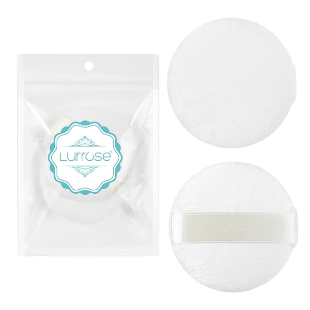 SHOWERORO Applicator Fluffy Powder Puff Body for Body Dusting Adults 3 Pcs