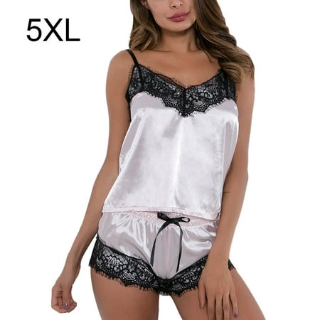 

Pajama Set Lace Strap Sleepwear Suit Woman Shorts Summer Nightwear