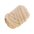 thumbnail image 2 of Hilo grueso para tejer a mano para mantas con nudo trenzado, hilo grueso jumbo Beige, 2 of 9