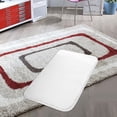 thumbnail image 2 of Alfombra de baño absorbente de agua, alfombrilla de ducha, antideslizante, para baño blanco, 2 of 8
