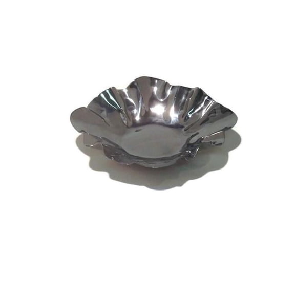 Jiallo 72319 9 in. Dia. 1.125 in. Flower Bowl, Shiny Finish