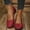 Rouge, variante sur Latrodar Sandales Compensées pour Femmes Sandales Habillées Femmes Confortables Sandales de Plage Élastiques à Enfiler Chaussures à Bout Bas Talon (1 Pouces-2 Pouces) Sandales Solides pour Dames Sorties Cadeaux d'Anniversaire