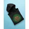 thumbnail image 3 of Tiger Head Mandala Hoodie Women -Image by Shutterstock, Female Large, 3 of 4