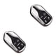 thumbnail image 3 of Speravity Car Key Case FOB Holder Reemplazo para Quattroporte Levante Smart Key Case Cover Car Styling Plata 2piezas Speravity CBP064141, 3 of 5