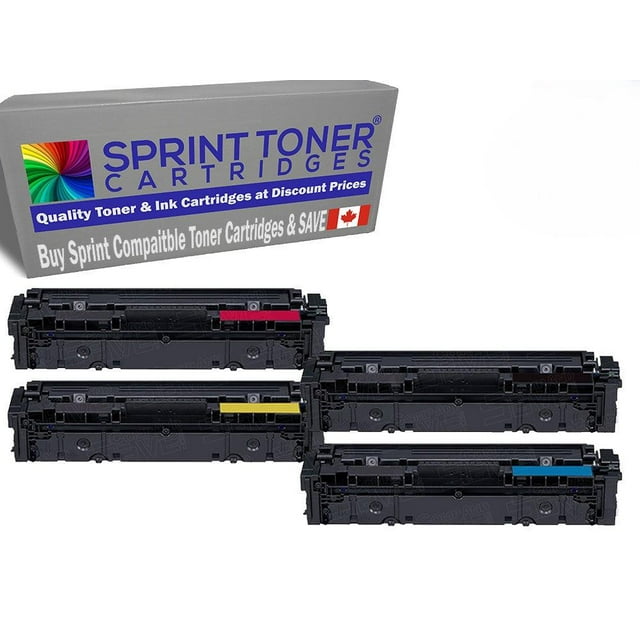 Compatible Canon 045 Toner Cartridges 045h 4 pack colour set