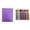 1*Purple+1*Bronze, variant on Clearance Sale! 1SET File Folder & Paint Pen Set, Letter Size Document Organizer with Prongs + 12 Glitter Acrylic Markers, PP for Home & Office, (A4, Blue+Bronze)