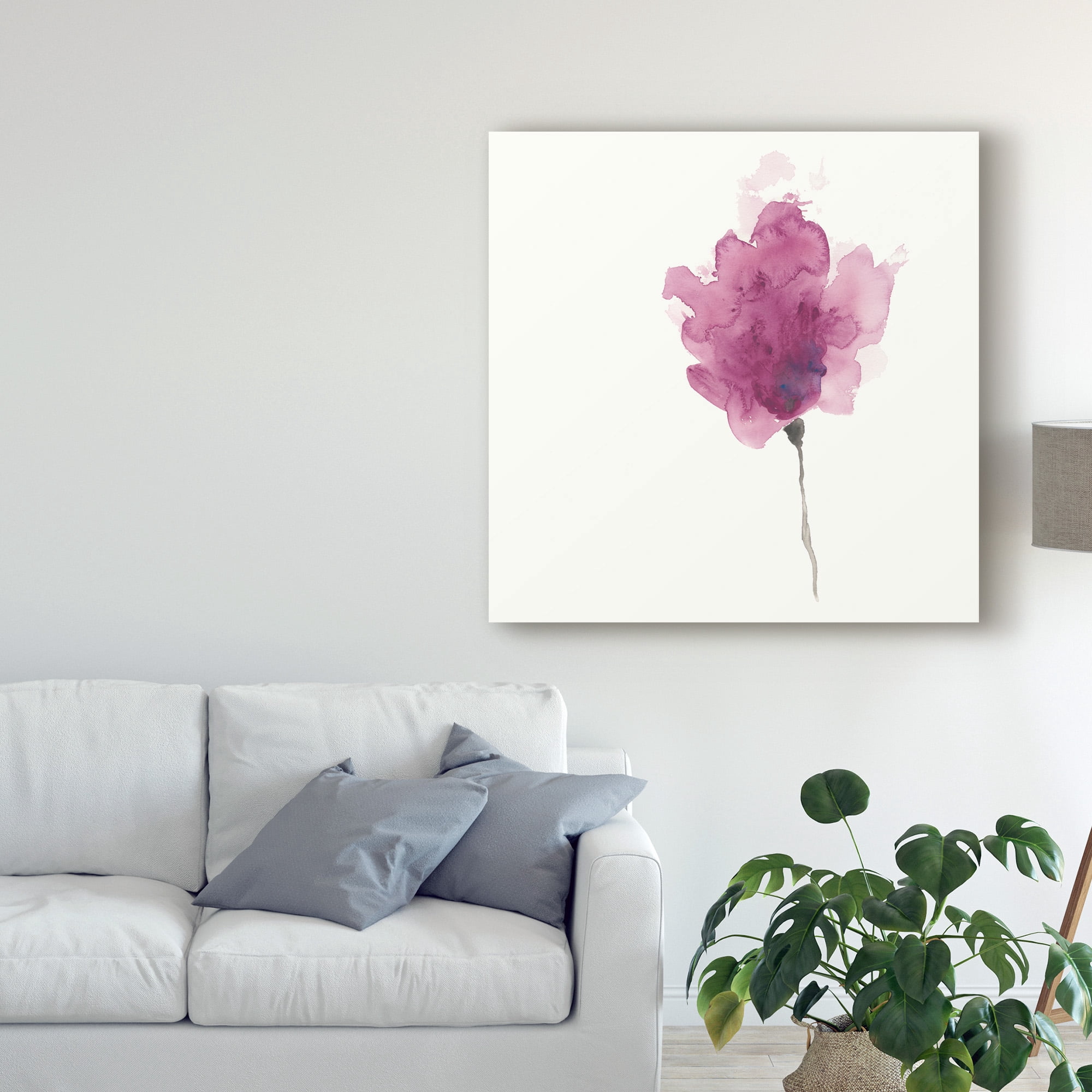 Trademark Fine Art 'Expressive Blooms I' Canvas Art by June Erica Vess