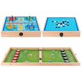thumbnail image 2 of Mesa de futbolín plegable 3 en 1, juego de hockey, catapulta, ajedrez volador, interactivo entre padres e hijos, 2 of 5