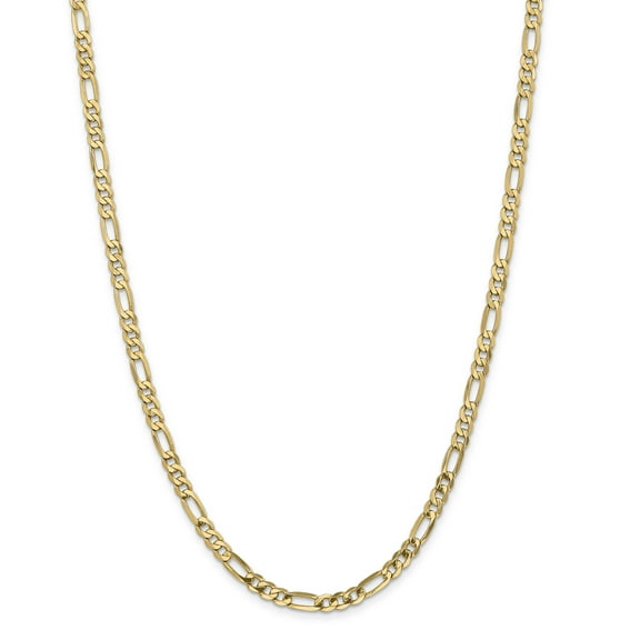 14k 4.75mm Flat Figaro Chain