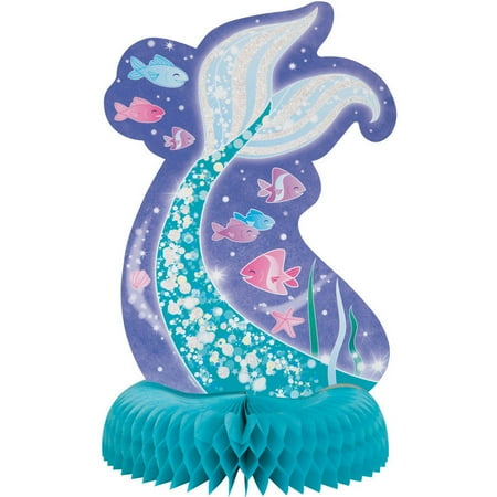 Murano Centerpiece - Mermaid Centerpiece, 14in