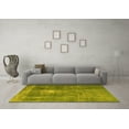 thumbnail image 3 of Ahgly Company Indoor Rectangle Persian Yellow Bohemian Area Rugs, 6' x 9', 3 of 4