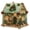 Elk#9, variant on DIY Sea Glass Christmas Cottage Glowing Craft Kit with Sea Glass & Pearls for Peaceful Holiday Evenings & Collectible Village Display (Snowman)