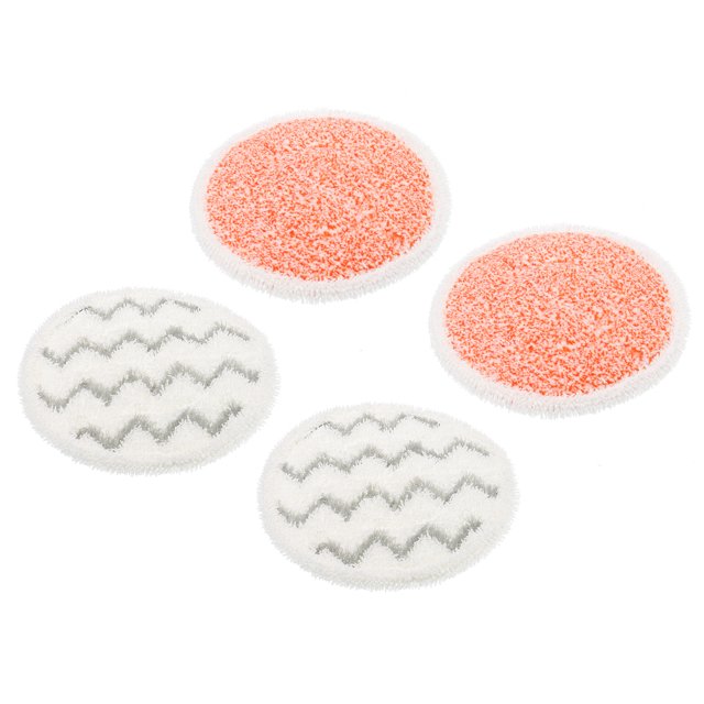 Almohadillas para trapeador a vapor Unique Bargains S7000AMZ S7001 Gris Blanco Naranja 4uds