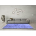 thumbnail image 3 of Ahgly Company Machine Washable Indoor Rectangle Abstract Blue Contemporary Area Rugs, 7' x 10', 3 of 4