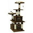 thumbnail image 1 of Go Pet Club Cat Condo, 67-Inch, Brown, 1 of 1
