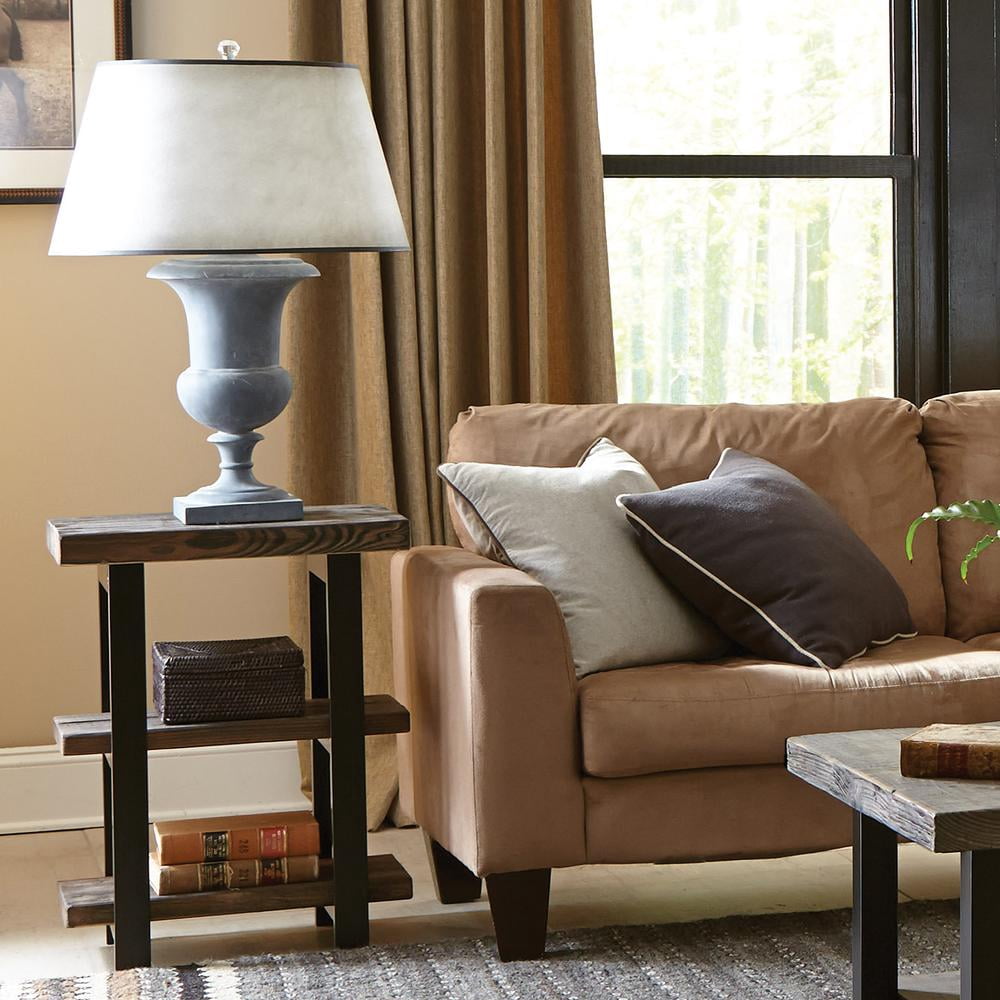 Pomona Brown Wood Table Set w/ Lift Top Coffee Table/Console Table/2 End Tables