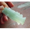 thumbnail image 5 of Certified Green Burma Natural A Jade jadeite Pendant Longevity God Peach Dragon Necklace 586948 TN, 5 of 9