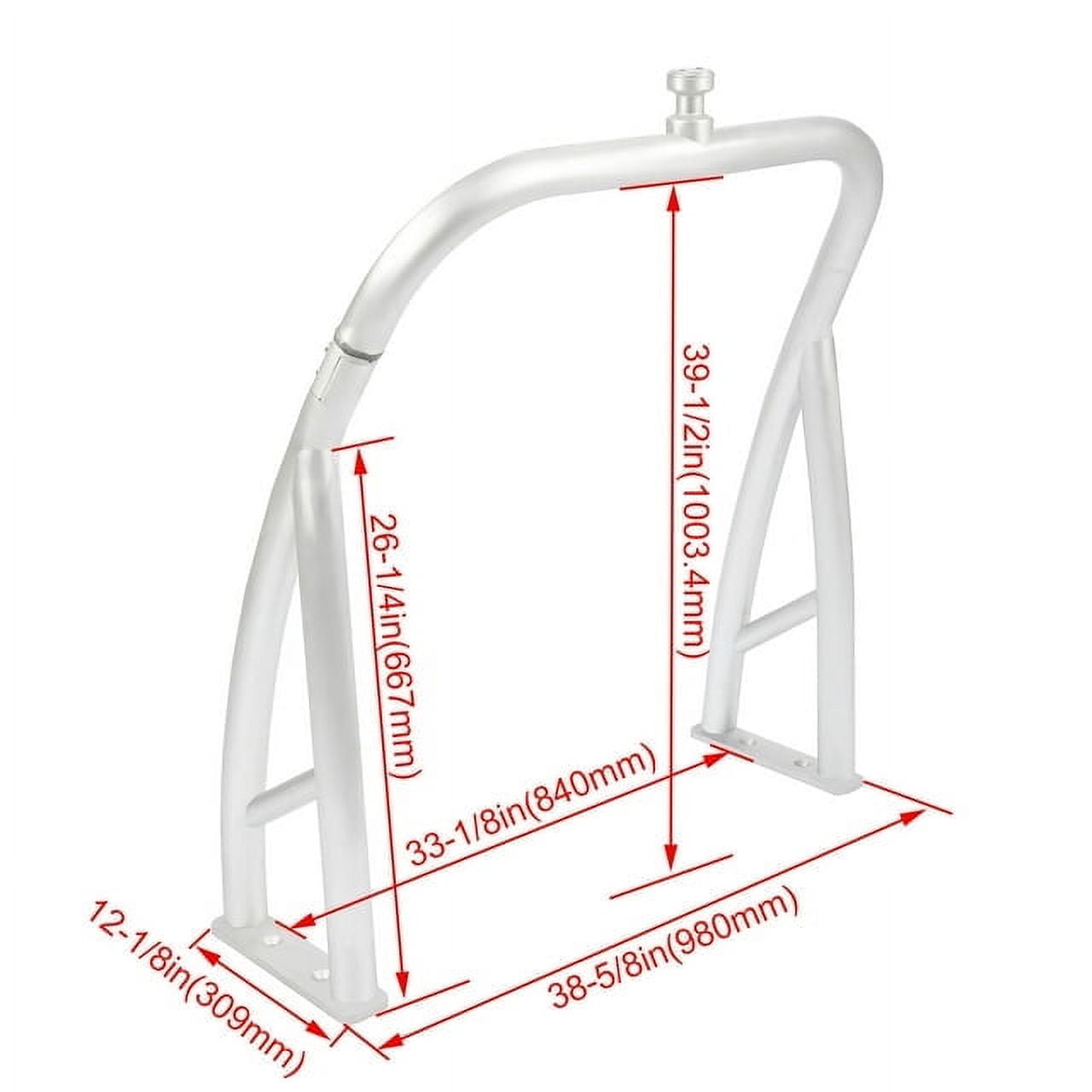 Kojem Universal Rear Ski Tow Bar Tower for Pontoon Boats Pylon Outboard Motor Pylon Pole Aluminum