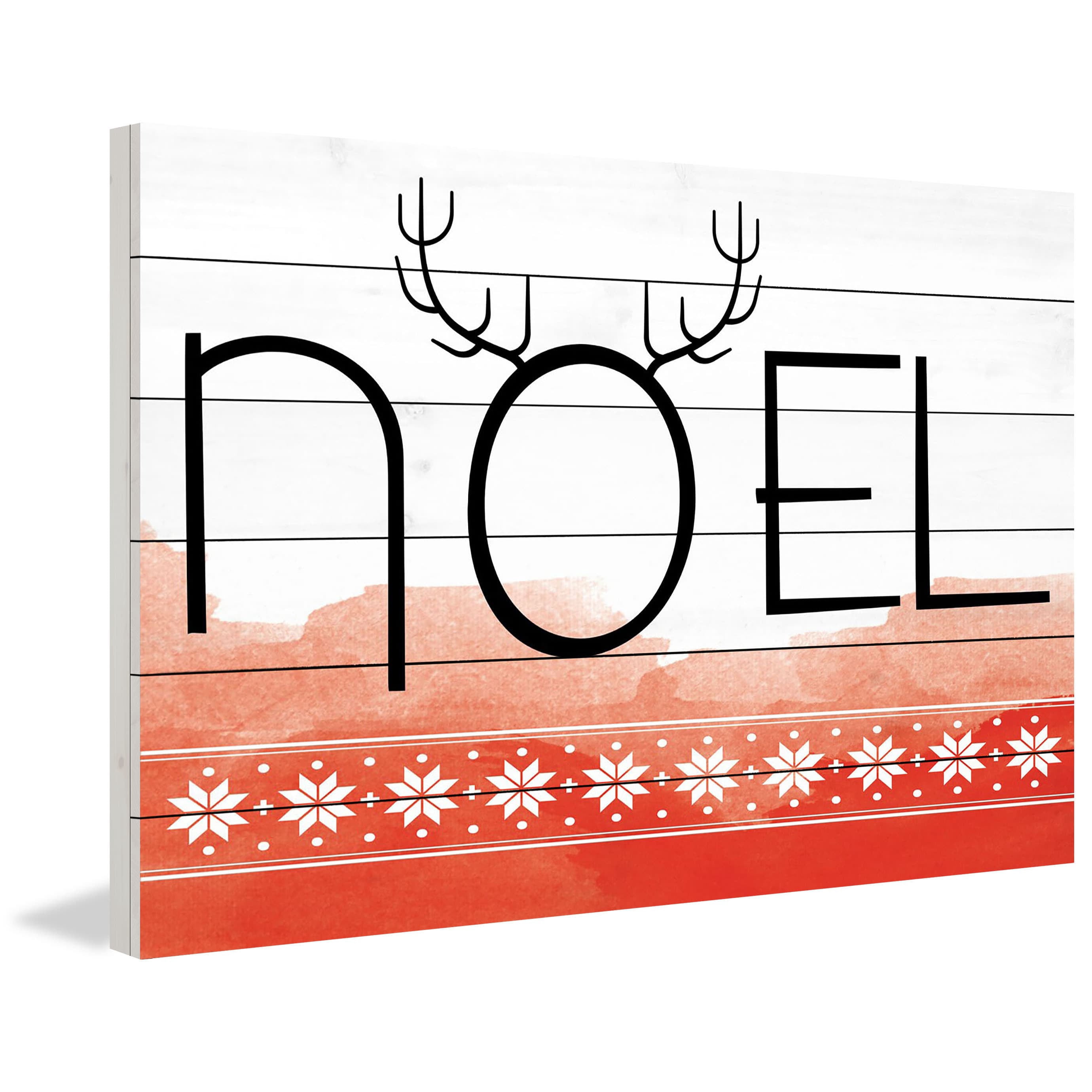 Marmont Hill "Noel" by Diana Alcala Painting Print on White Wood