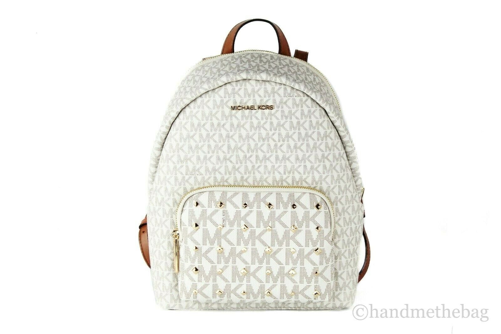 Signature PVC Studded Backpack Bag 