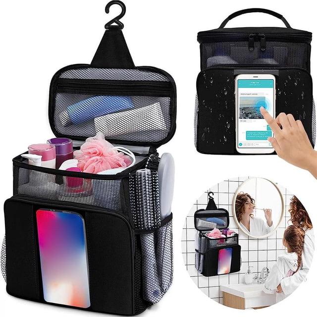 Hanging Bathroom Toiletries Bag, Travel Sized, Large Foldable, Toiletries Organization Storage