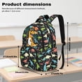 thumbnail image 7 of Xoenoiee Dinosaur Palm Tree Print Toddler Backpack for School Boys Kids, Portable Bookbag Elementary Children Schoolbag Bookbags Casual Travel Back Pack with Zipper Pocket, 7 of 7