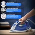 thumbnail image 3 of Utopia Home Steam Iron for Clothes With Non-Stick Soleplate - 1200W Clothes Iron With Adjustable Thermostat Control, Overheat Safety Protection & Variable Steam Control, 3 of 9