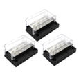 thumbnail image 1 of Soporte De Caja De Fusibles De Cuchilla De 3x 12 Vías Con Bus De Barra Negativa Para Kits De Coche De Barco Marine 32V, 1 of 8