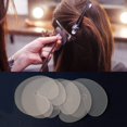 thumbnail image 5 of 25 Pcs de Protections Thermiques pour Extensions de Cheveux, Bouclier Circulaire à Trou Unique, Gabarit d'Espacement Rond, Protecteur de Colle Transparent pour Extension de Cheveux, 5 of 5