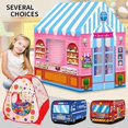 thumbnail image 1 of 12 Styles Children's tent indoor and outdoor toy play house Play Tent Pops Indoor / Outdoor Play Tent Comes Folding Baby Toys zhangmengya LED, 1 of 2