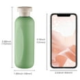 thumbnail image 3 of 6.7oz Travel Shampoo Bottle, Empty Plastic Squeeze Bottles with Flip Cap, 4PCS Lotion Container for Toiletries (200ml, Green), 3 of 5
