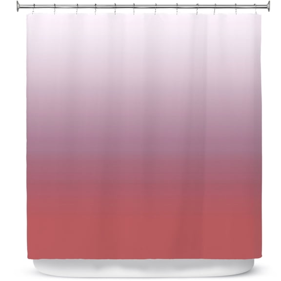 Shower Curtains 70" x 84" from DiaNoche Designs by Susie Kunzelman - Ombre Dusty Cedar