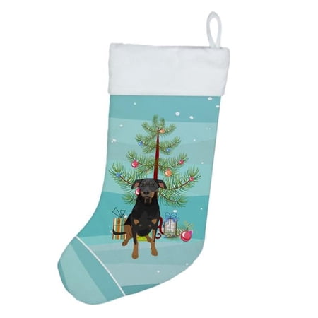 Rottweiler Black and Tan #5 Christmas Christmas Stocking 13.5 in x 18 in