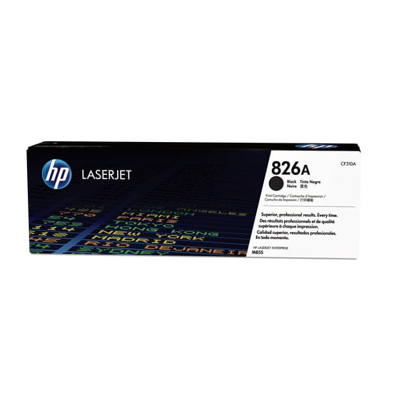 HP 826A Black Original LaserJet Toner Cartridge, 29,000 pages., CF310A