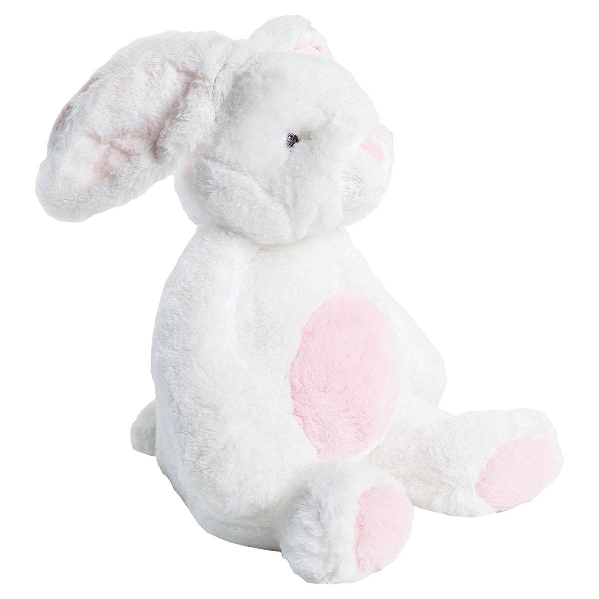 Lillian Vernon Quizzies Bun Bun Easter Bunny Plush Pink - 9" x 6" x 15", Kids Stuffed Animal, Festive, Spring
