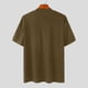 thumbnail image 4 of Men's Summer Sleeves Short Sleeve Slim Fit Fashion Breathable Men's Shirt 5XL, 4 of 5