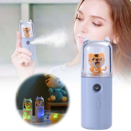 

ZENMELE Creative Moe Tiger USB Rechargeable Handheld Mini Portable Cartoon Nano Mist Hydrating Device