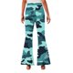 thumbnail image 4 of Pantalones largos con estampado de camuflaje para niñas, forro polar cálido, leggings casuales ligeramente acampanados, traje para niñas de 5 a 16 años., 4 of 6