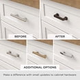 thumbnail image 2 of Liberty Hardware P00128C-110-C Tiroir Moderne en Acier Inoxydable, 2 of 4