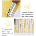 thumbnail image 5 of 3 Set ZOREYA 5122N 5 In 1 Acrylic Handle Makeup Brush Set Portable Makeup Brush Tools, 5 of 5