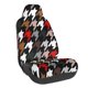 thumbnail image 1 of Fotbe Houndstooth Green Red Funda para Asiento de Auto con Estampado – Impermeable y Antisudor – Ajuste Universal, Lavable a Máquina, Antideslizante (1 Pieza), 1 of 5