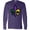 Purple, variant on Inktastic Fleur De Lis Mardi Gras Holiday Long Sleeve T-Shirt