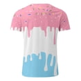 thumbnail image 3 of LIIPEE Summer Short Sleeve Tees For Men Ice Cream Print Crew Neck Casual T Shirts Male Comfortable Breathable Versatile Tshirt,M, 3 of 3