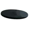 thumbnail image 1 of Funda protectora para mesa de comedor redonda, de lujo, fácil de limpiar, con borde elástico, resistente al aceite. Negro S, 1 of 9