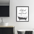 thumbnail image 3 of Stupell Industries Farmhouse Unwind Bubble Bath Black Floating Frame Canvas Art, 25 x 31, by Lettered and Lined, 3 of 8