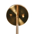 thumbnail image 4 of Creative Co-Op Robert Stevenson Lighting Rhodes - Metal and Clear Ribbed Glass Ceiling Light, Brushed Brass, 4 of 7